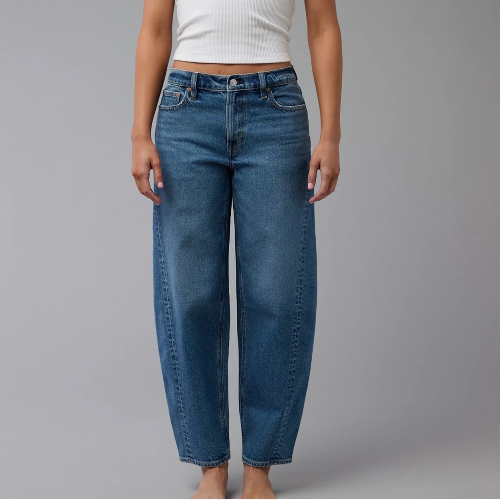 AE Stretch Barrel Jean - tinted medium